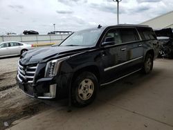 Cadillac Vehiculos salvage en venta: 2019 Cadillac Escalade ESV Luxury