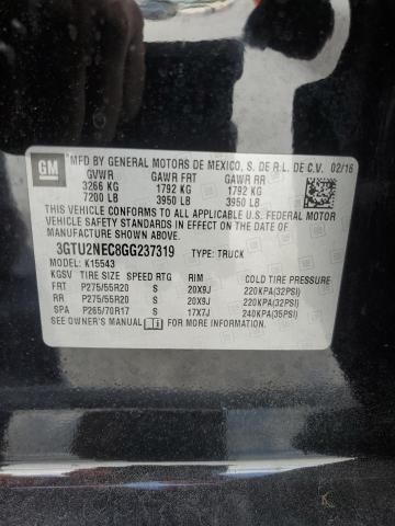 2016 GMC Sierra K1500 SLT