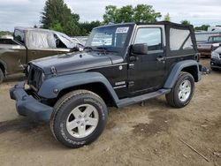 Jeep salvage cars for sale: 2014 Jeep Wrangler Sport