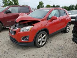 Chevrolet salvage cars for sale: 2016 Chevrolet Trax LTZ