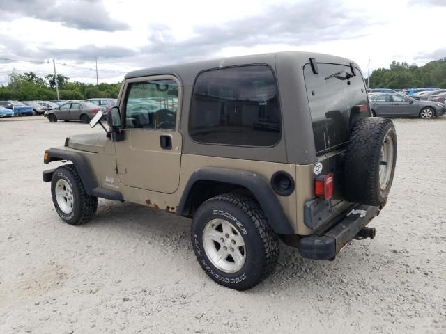 2003 Jeep Wrangler / TJ SE