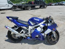 Salvage cars for sale from Copart Walton, KY: 2002 Yamaha YZFR6 L