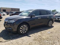 2014 Acura MDX Technology en venta en Kansas City, KS