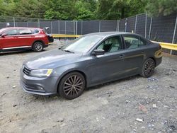 Salvage cars for sale from Copart Waldorf, MD: 2016 Volkswagen Jetta Sport