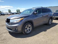 Toyota Highlander Vehiculos salvage en venta: 2015 Toyota Highlander LE