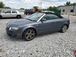 Audi salvage cars for sale: 2007 Audi A4 2.0T Cabriolet Quattro