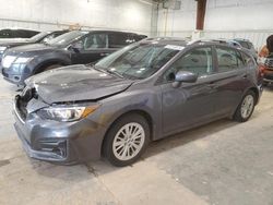 Subaru Impreza Vehiculos salvage en venta: 2018 Subaru Impreza Premium Plus