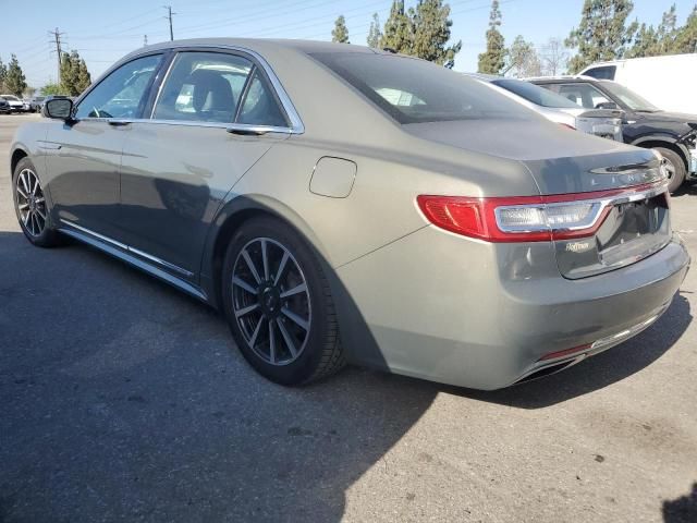 2017 Lincoln Continental Reserve