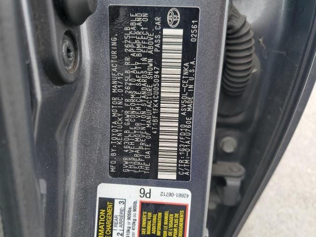 2012 Toyota Camry Base