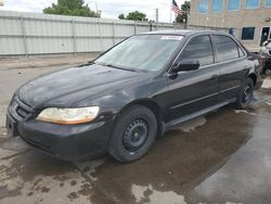 Salvage cars for sale from Copart Littleton, CO: 2001 Honda Accord LX