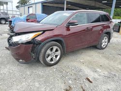 Toyota Highlander salvage cars for sale: 2015 Toyota Highlander Limited