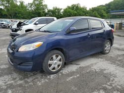Salvage cars for sale from Copart Ellwood City, PA: 2009 Toyota Corolla Matrix S