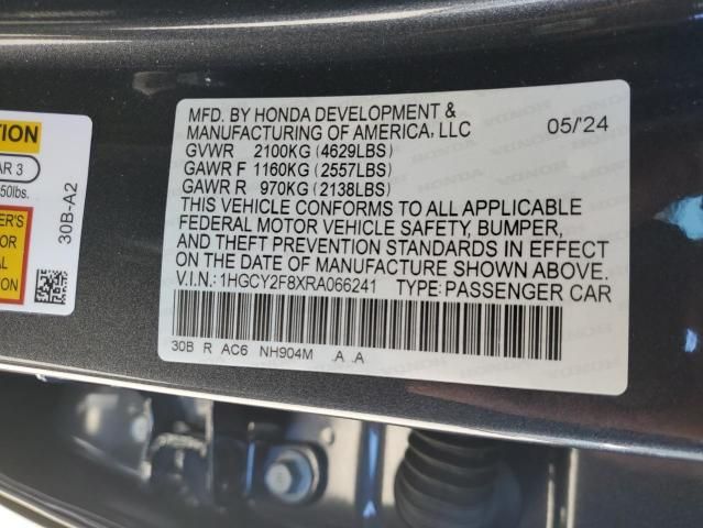 2024 Honda Accord Touring Hybrid