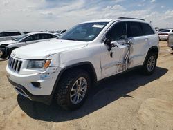 Salvage cars for sale from Copart Amarillo, TX: 2016 Jeep Grand Cherokee Limited