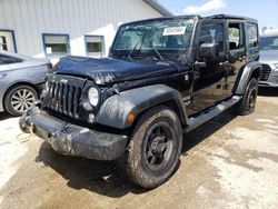 Jeep Wrangler Unlimited Sport salvage cars for sale: 2015 Jeep Wrangler Unlimited Sport