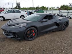 Salvage cars for sale from Copart Miami, FL: 2020 Chevrolet Corvette Stingray 3LT