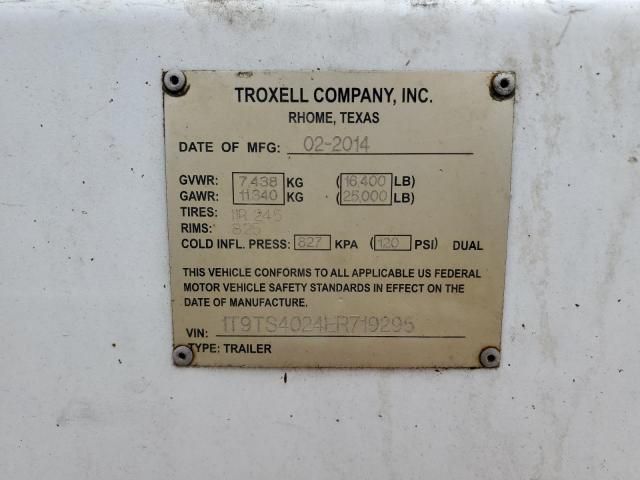 2014 Troxell Tanker TRL