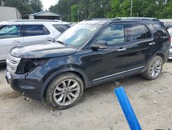 Ford Explorer salvage cars for sale: 2015 Ford Explorer XLT