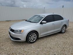Salvage cars for sale from Copart Arcadia, FL: 2012 Volkswagen Jetta SE