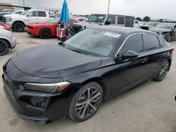 Honda salvage cars for sale: 2022 Honda Civic Touring