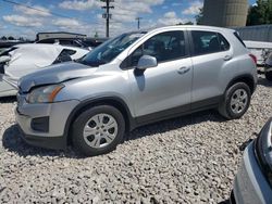 Chevrolet salvage cars for sale: 2015 Chevrolet Trax LS