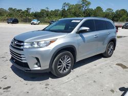 Toyota Highlander salvage cars for sale: 2017 Toyota Highlander SE