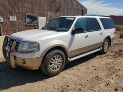 Ford salvage cars for sale: 2011 Ford Expedition EL XLT