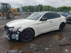 Infiniti salvage cars for sale: 2016 Infiniti Q50 RED Sport 400