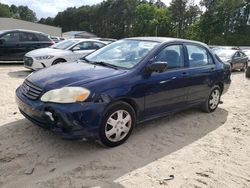 Toyota Vehiculos salvage en venta: 2004 Toyota Corolla CE