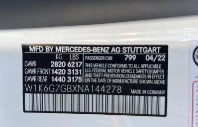 2022 Mercedes-Benz S 580 4matic