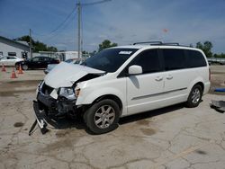 Salvage cars for sale from Copart Pekin, IL: 2013 Chrysler Town & Country Touring