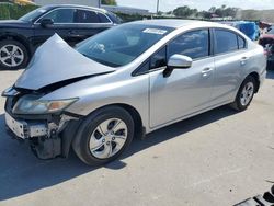 Honda salvage cars for sale: 2015 Honda Civic LX