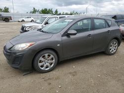 Salvage cars for sale from Copart Nisku, AB: 2010 Mazda 3 I