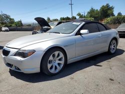 BMW Vehiculos salvage en venta: 2005 BMW 645 CI Automatic