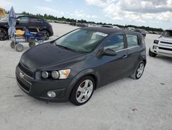 Chevrolet Sonic salvage cars for sale: 2016 Chevrolet Sonic LTZ