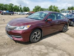 Honda salvage cars for sale: 2017 Honda Accord LX