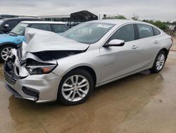 Salvage cars for sale from Copart Grand Prairie, TX: 2016 Chevrolet Malibu LT