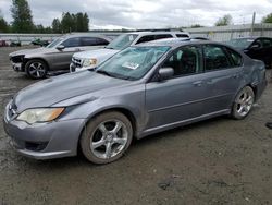 Salvage cars for sale from Copart Arlington, WA: 2008 Subaru Legacy 2.5I