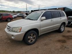 Toyota Highlander Vehiculos salvage en venta: 2003 Toyota Highlander Limited