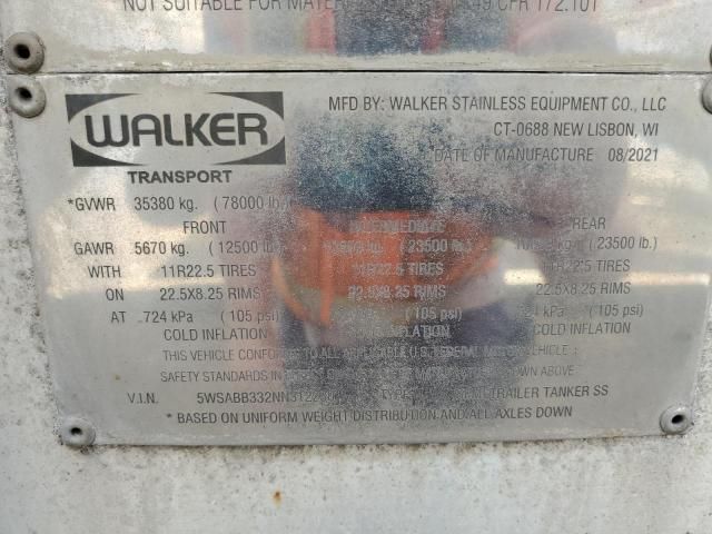 2022 Walker Tanker