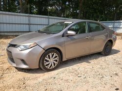 Salvage cars for sale from Copart Austell, GA: 2016 Toyota Corolla L