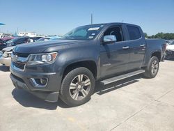 Salvage cars for sale from Copart Grand Prairie, TX: 2016 Chevrolet Colorado LT