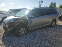 Toyota Sienna xle salvage cars for sale: 2012 Toyota Sienna XLE