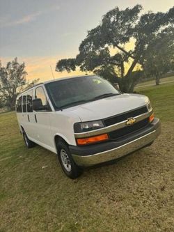 Chevrolet salvage cars for sale: 2015 Chevrolet Express G2500 LT