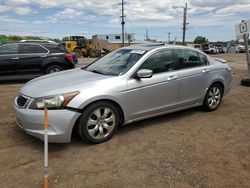 Salvage cars for sale from Copart Colorado Springs, CO: 2008 Honda Accord EX