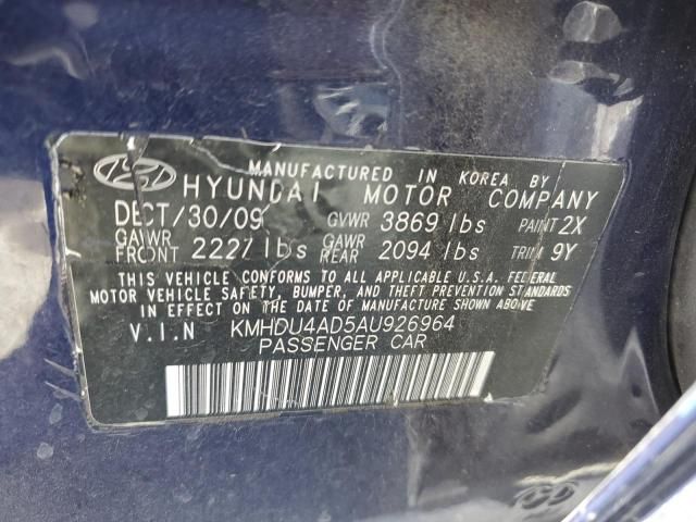 2010 Hyundai Elantra Blue