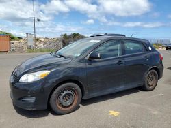 Toyota salvage cars for sale: 2010 Toyota Corolla Matrix