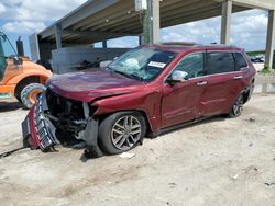 Jeep salvage cars for sale: 2020 Jeep Grand Cherokee Limited