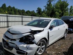 Chevrolet salvage cars for sale: 2018 Chevrolet Malibu LS