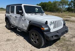 Jeep Wrangler salvage cars for sale: 2018 Jeep Wrangler Unlimited Sport